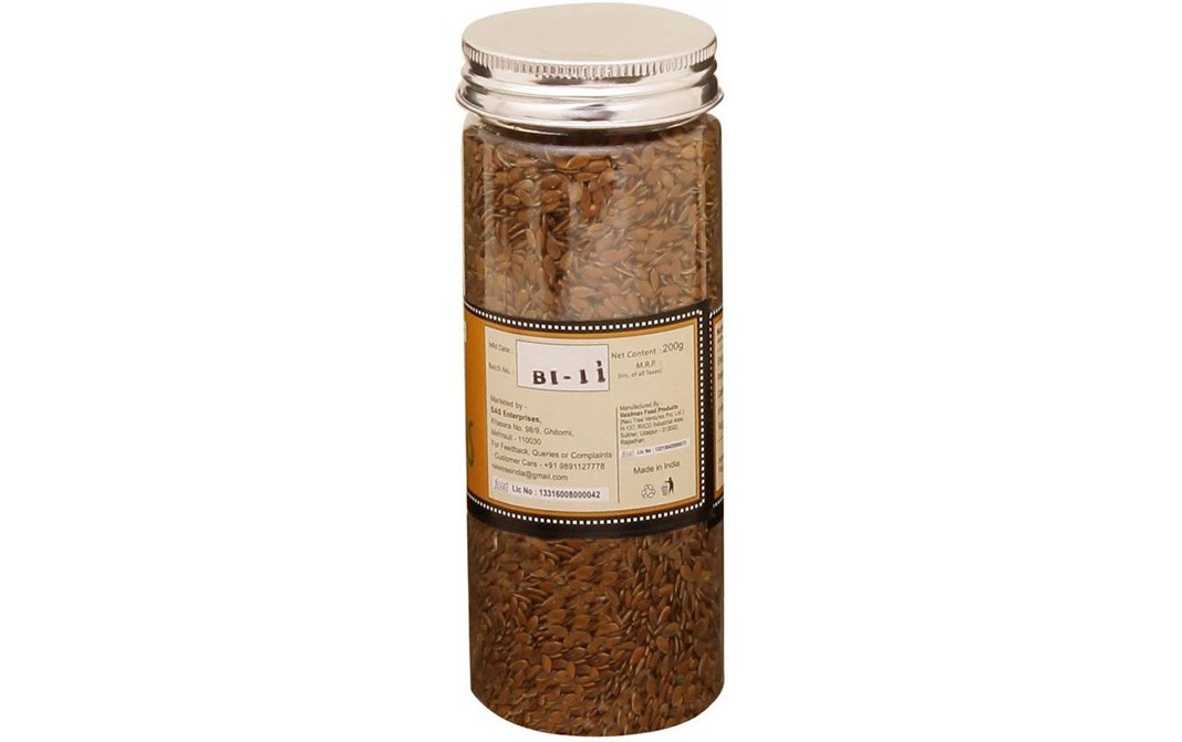 New Tree Raw Flax Seeds    Jar  200 grams
